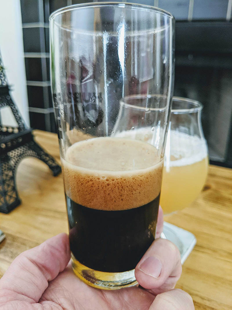 mashing in the grains